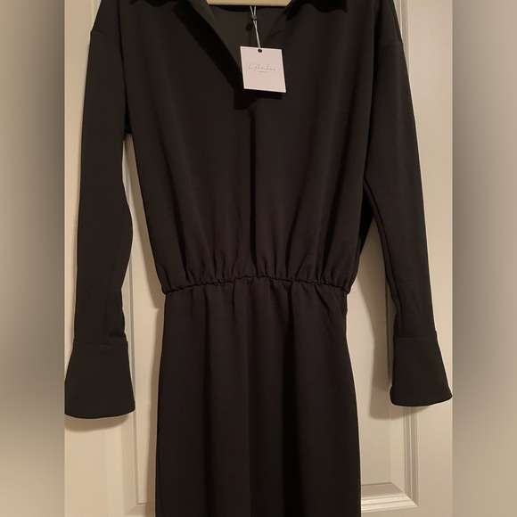 L’Acadamie midi long sleeve black dress - Picture 3 of 8
